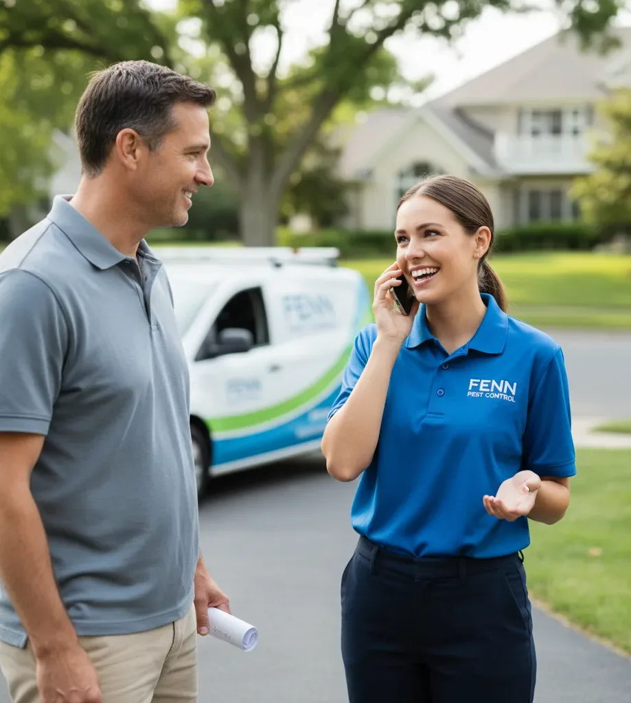 Fenn Pest Control customer support in New Paris